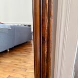 Light wooden tabletop mirror - vintage charm