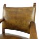 Paire de fauteuils en cuir hollandais, années 1940