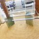 Italian glass coffee table — Luigi Massoni 1970