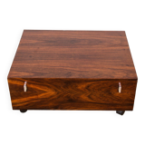 Table basse roulante, Danois en Palissandre 1960.