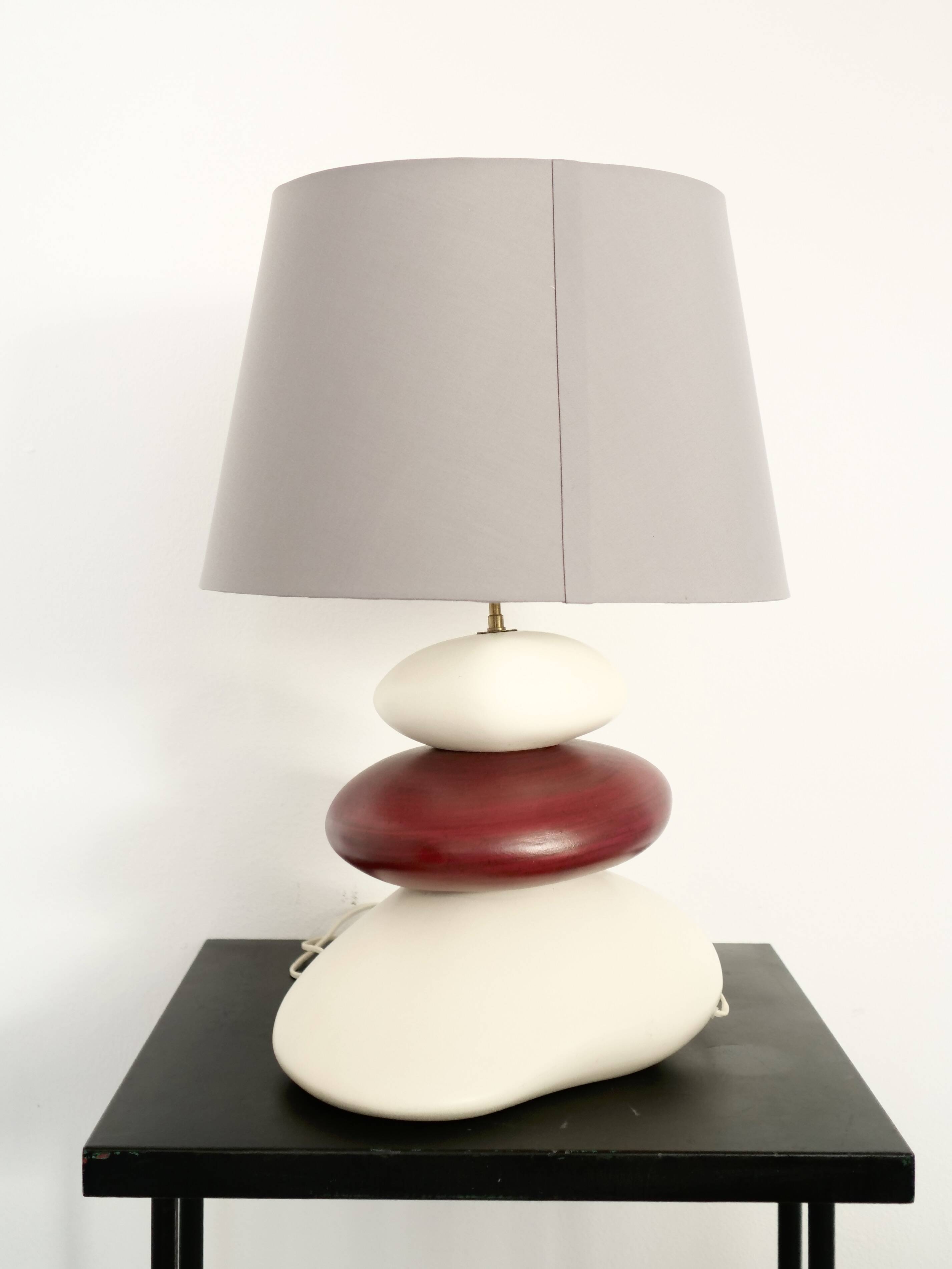 Decorative lamp François Chatain Pebble lamp 1980