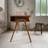 Vintage oak compass desk