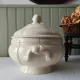 Antique soup tureen in ironstone from Sarreguemines Digoin service "Ivory".