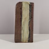 Brutalist vase signed 90s / collection / French ceramics / signature / France / vintage