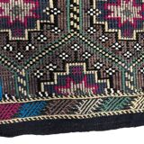 Neutral Oushak Geometric Kilim Rug