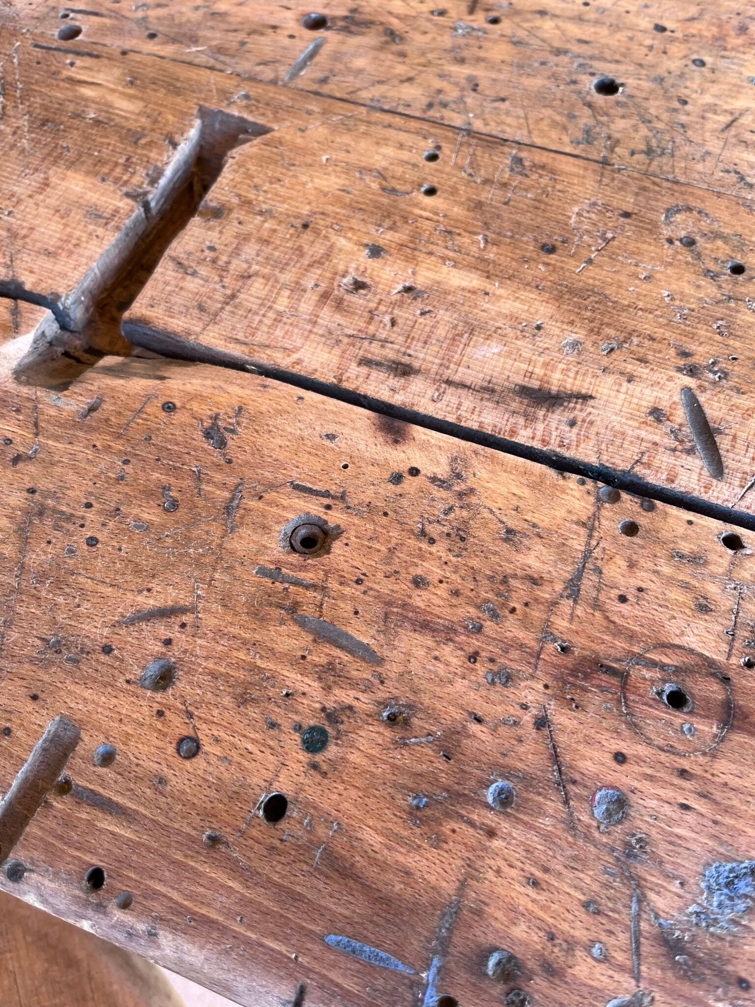 Old kitchen island/central workbench