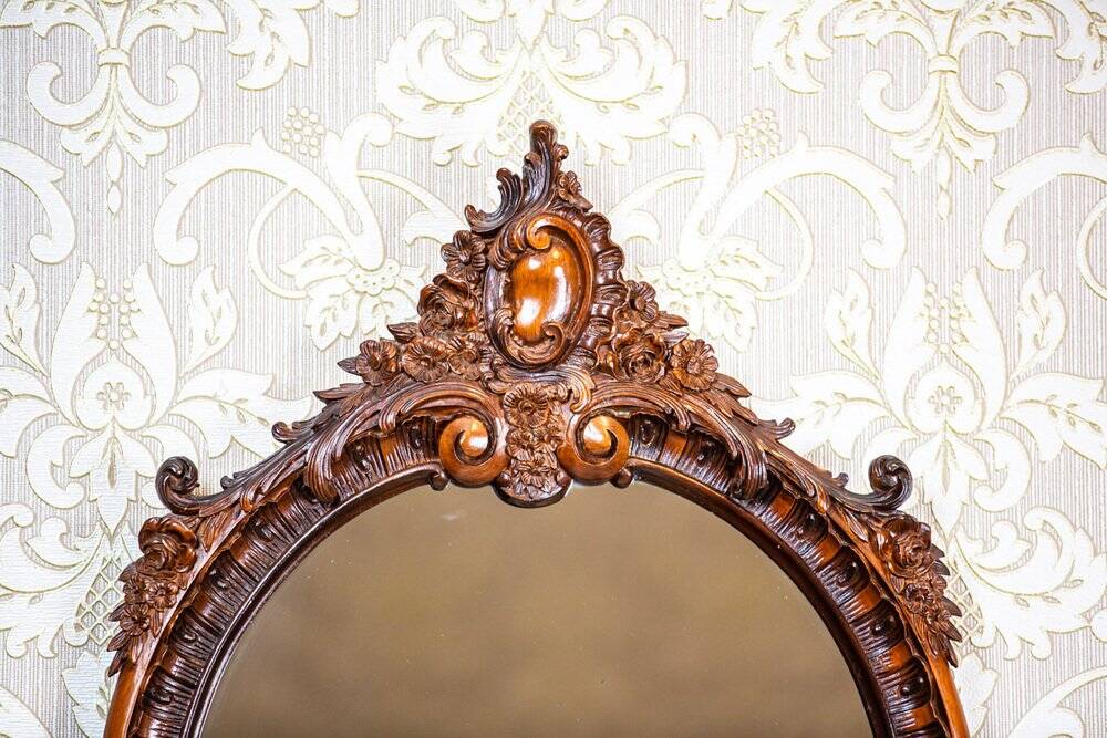 Rococo Revival Style Mirror, 1950s