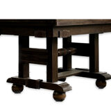 Table en chêne du milieu de siècle
