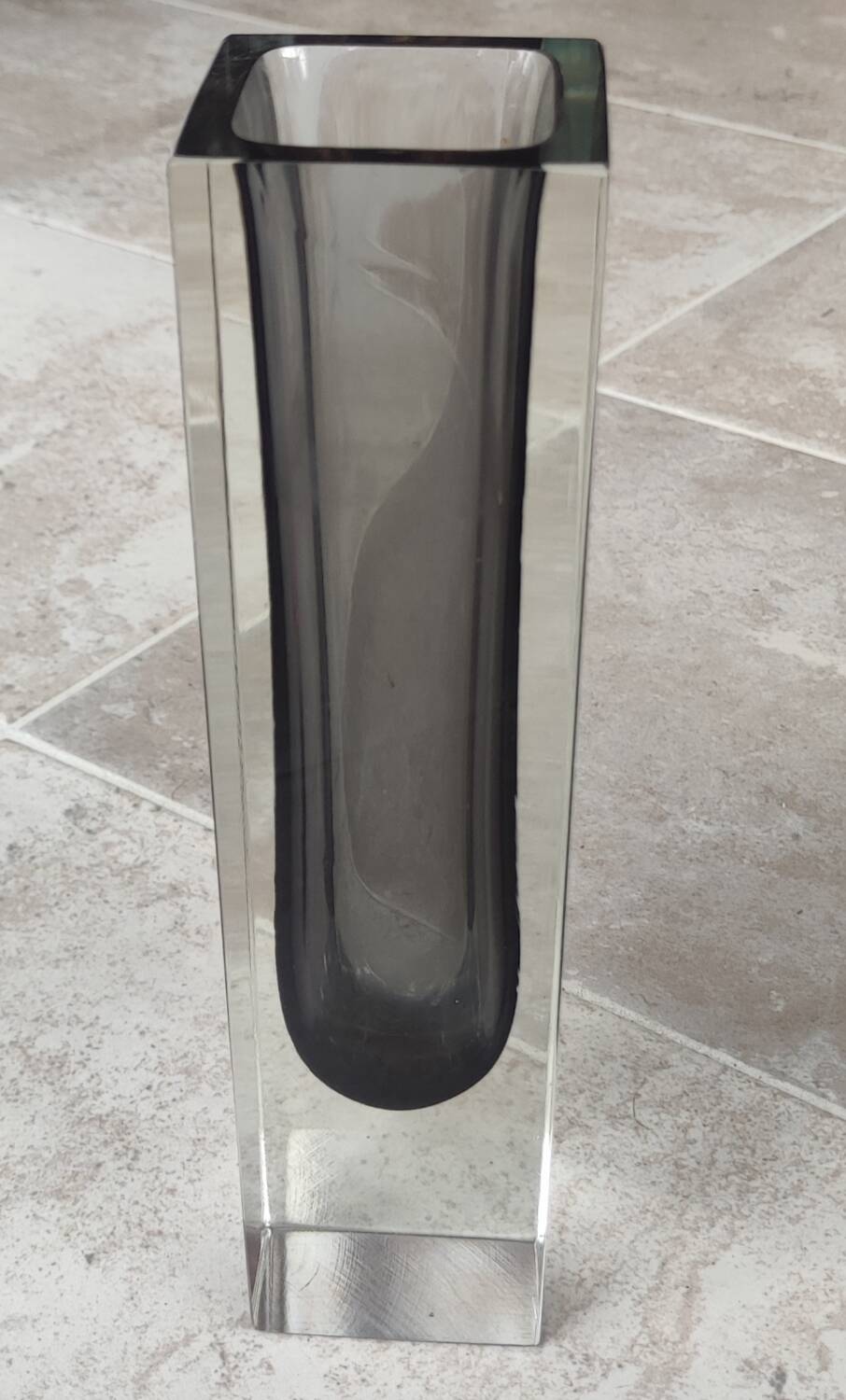 Murano Glass Vase Flavio Poli Seguso Italian design