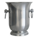 Jean Couzon shiny silver metal champagne bucket