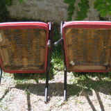 Red skai chairs 60s