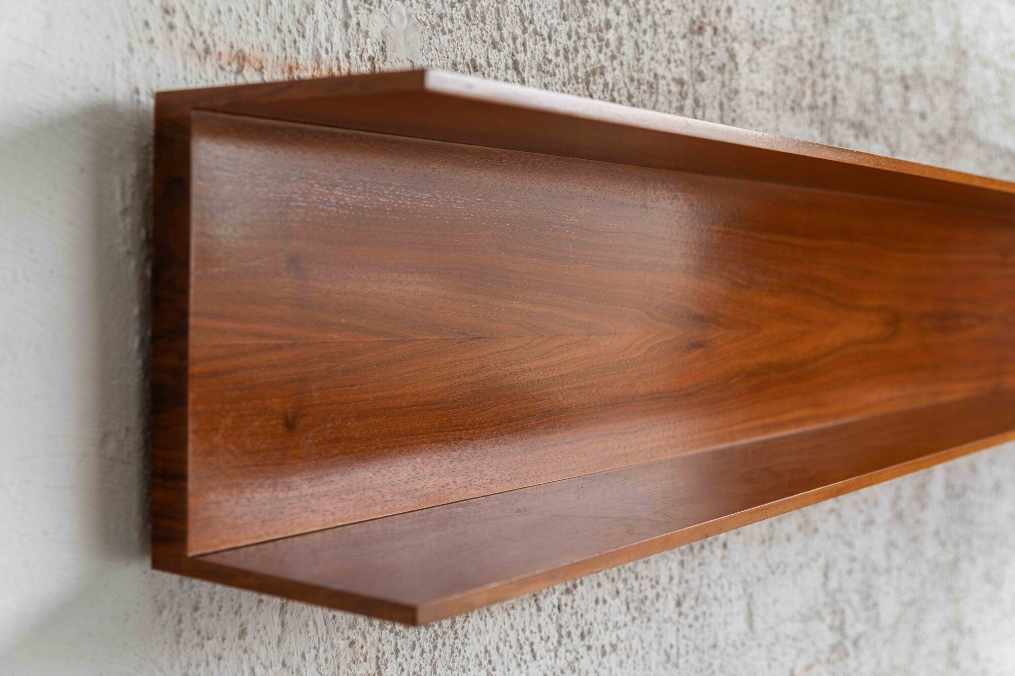 240 cm floating wall shelf by Walter Wirz