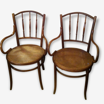 Pair of armchairs "FISCHEL"