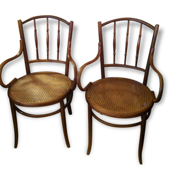 Pair of armchairs "FISCHEL"