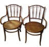 Pair of armchairs "FISCHEL"