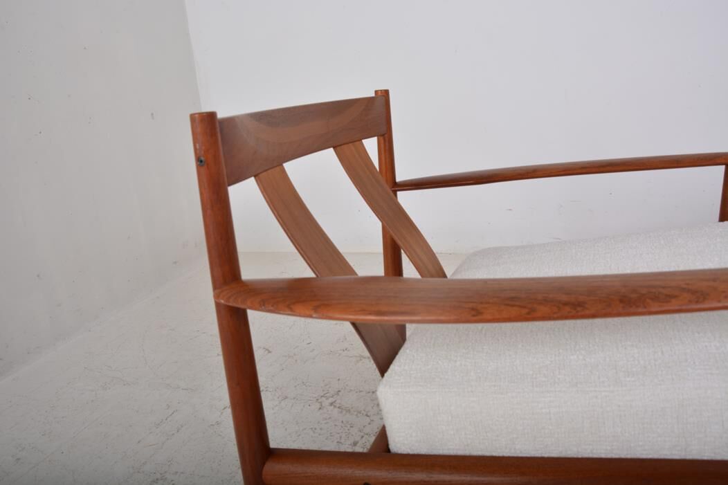 Pair of armchairs by Grete Jalk edition France and Son Denmark 1960