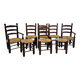Chairs, armchairs, stools in the style of Charles Dudouyt