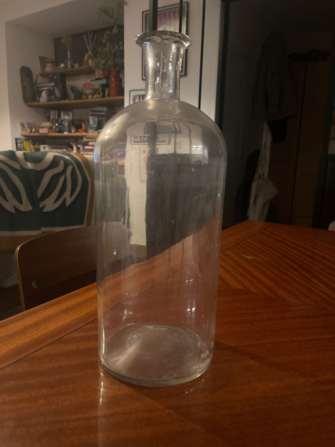Vintage pharmacy glass bottle