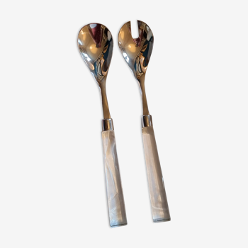 Cassini Kennedy new crystal and metal salad cutlery