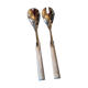 Cassini Kennedy new crystal and metal salad cutlery