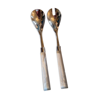 Cassini Kennedy new crystal and metal salad cutlery