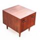 Vintage teak bedside table in Scandinavian style - France, 1960s
