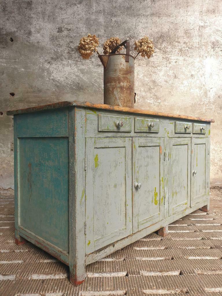 Old kitchen island workbench or sidetable