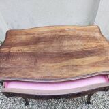 Louis XV style walnut desk table