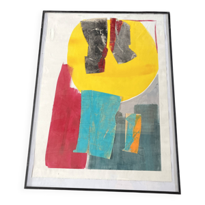 Composition abstraite - multicolore