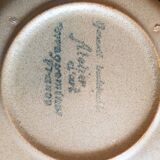 Set of 10 coffee cups with saucers and sandstone sugar