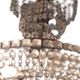 List in crystal and bronze of the 20s, balloon crystal chandelier