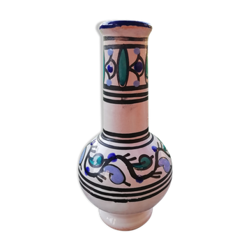 Vase décoré main