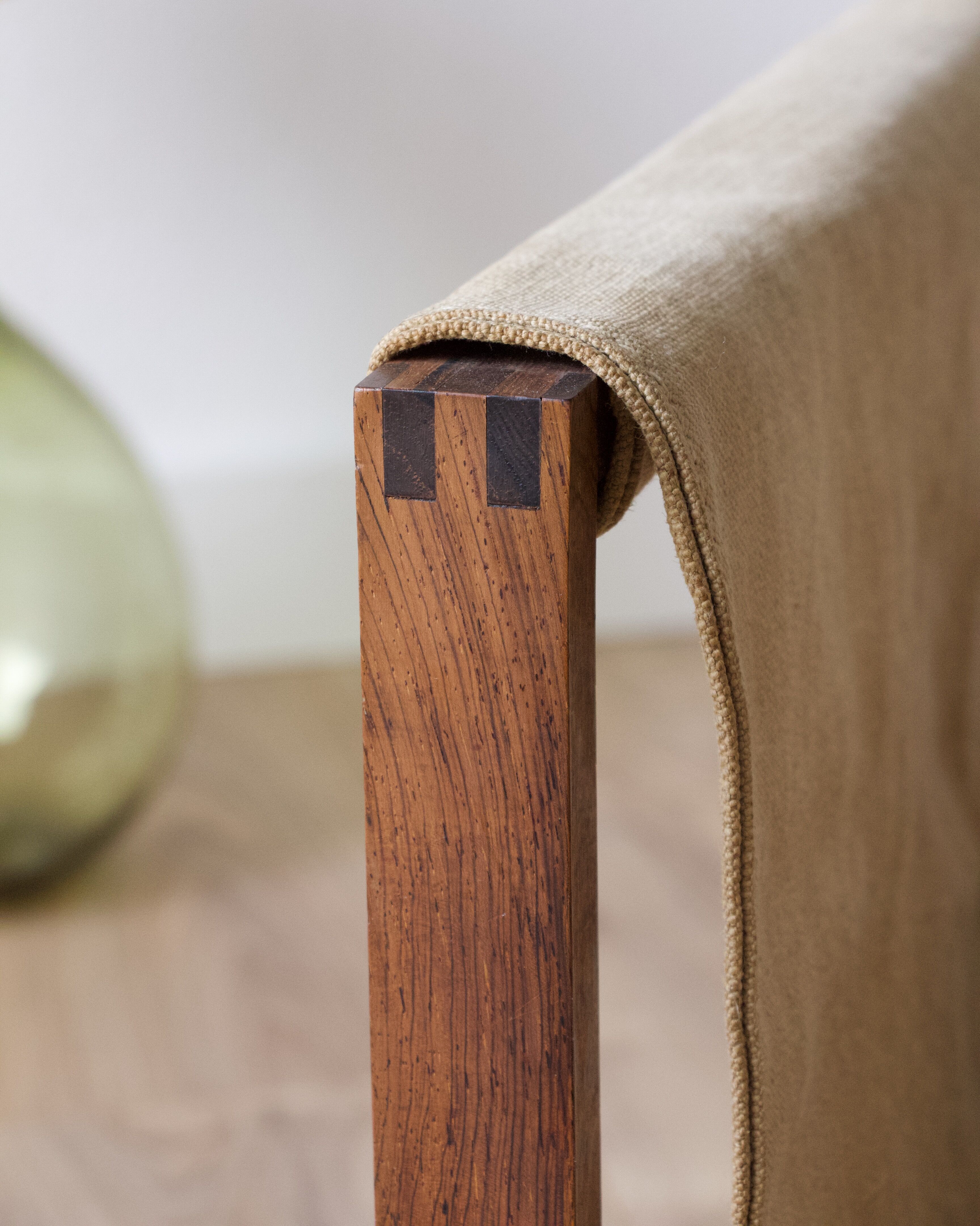 Scandinavian rosewood magazine holder 60s