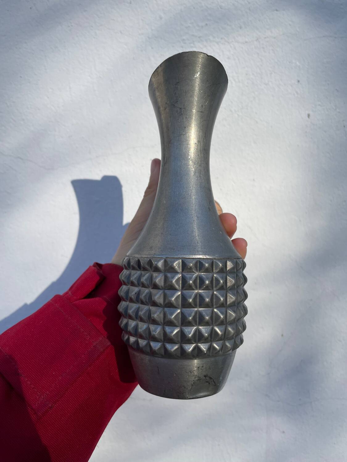 Small pewter vase signed Pewter Mastad Norway