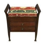 Early twentieth mahogany piano stool