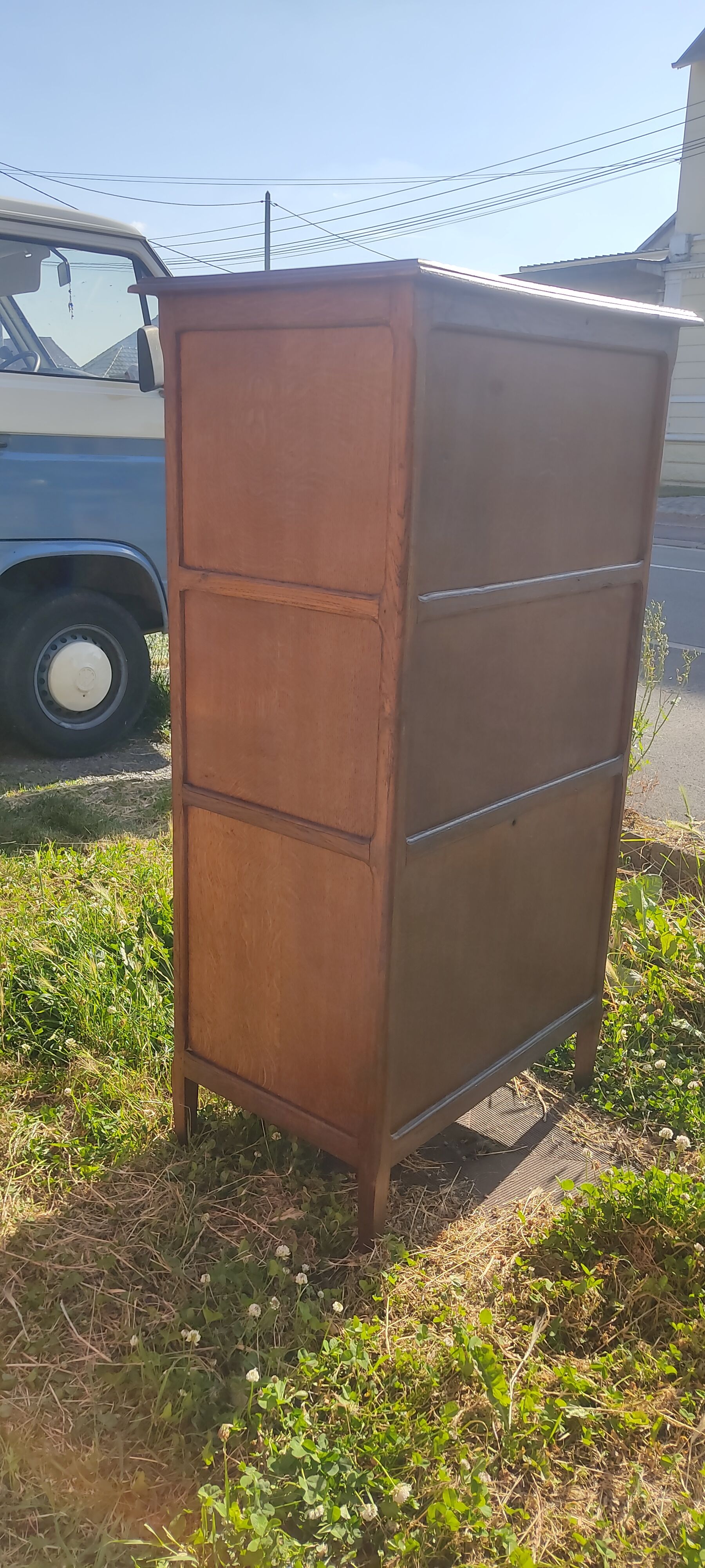 Glazed wardrobe, vintage