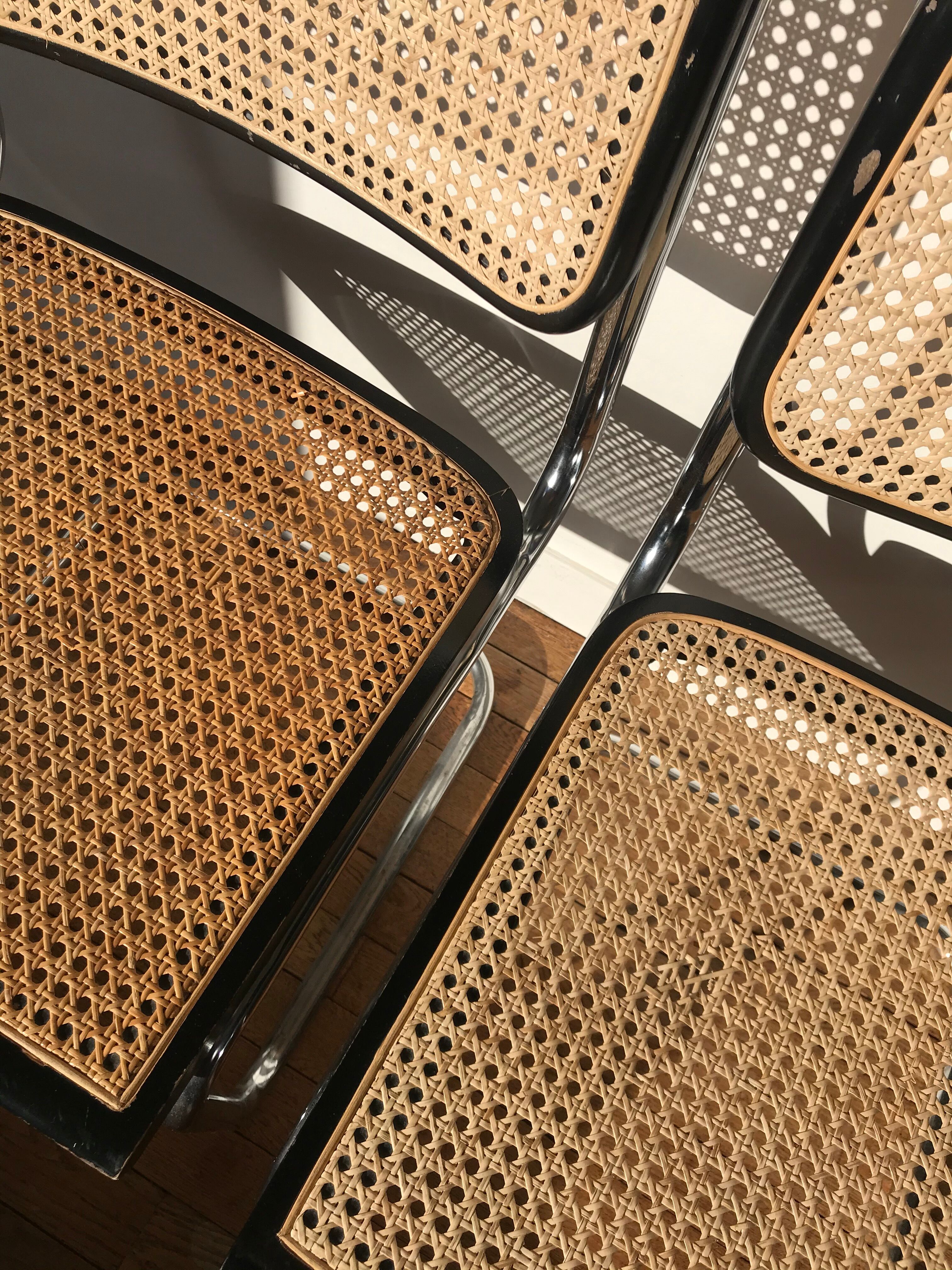 Pair of Chairs Cesca B32 - Marcel Breuer