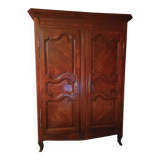 Burgundy Oak Wardrobe