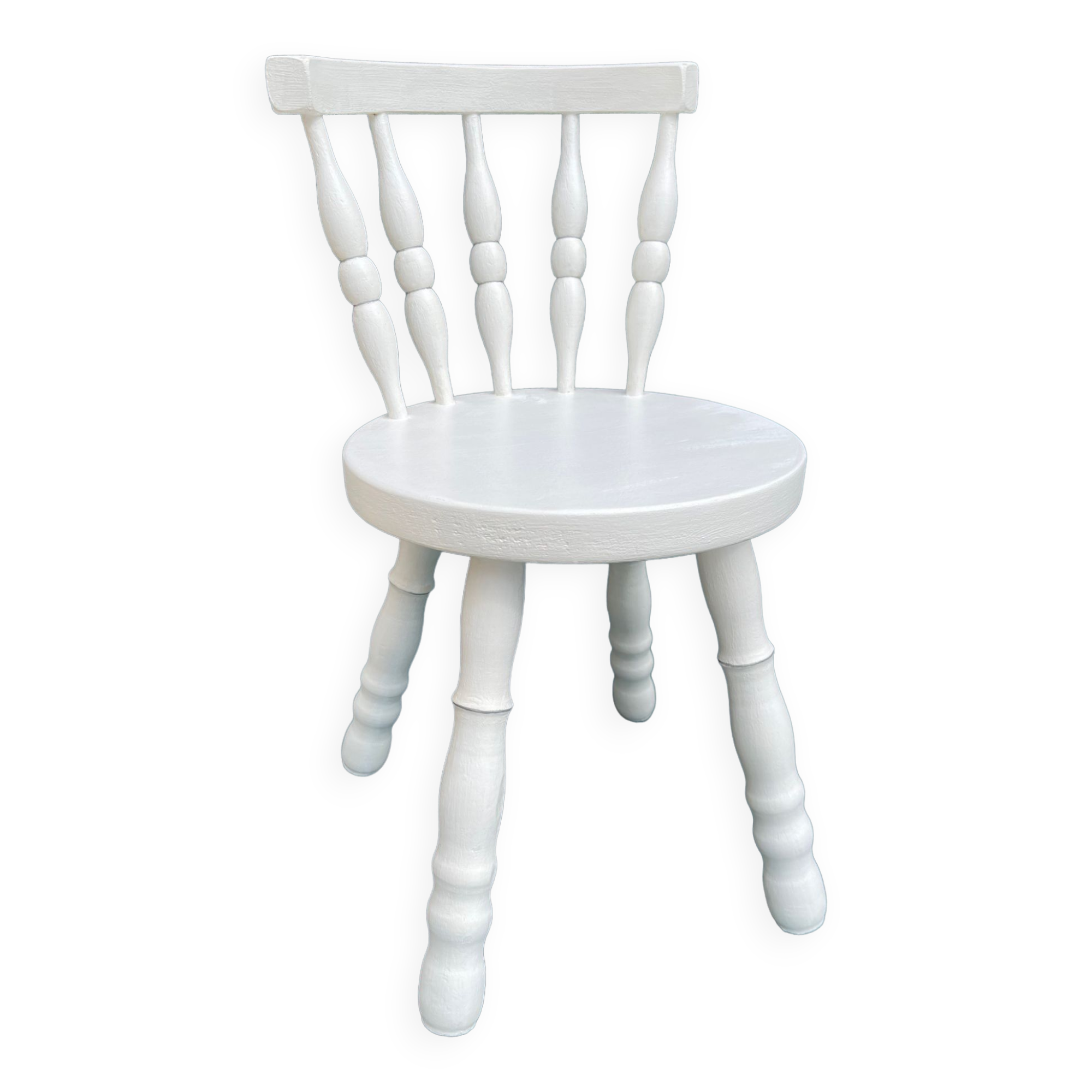 Turned wooden child’s chair