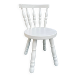Turned wood children's chair