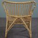 Fauteuil Belse 8 en rotin, design hollandais, 1950