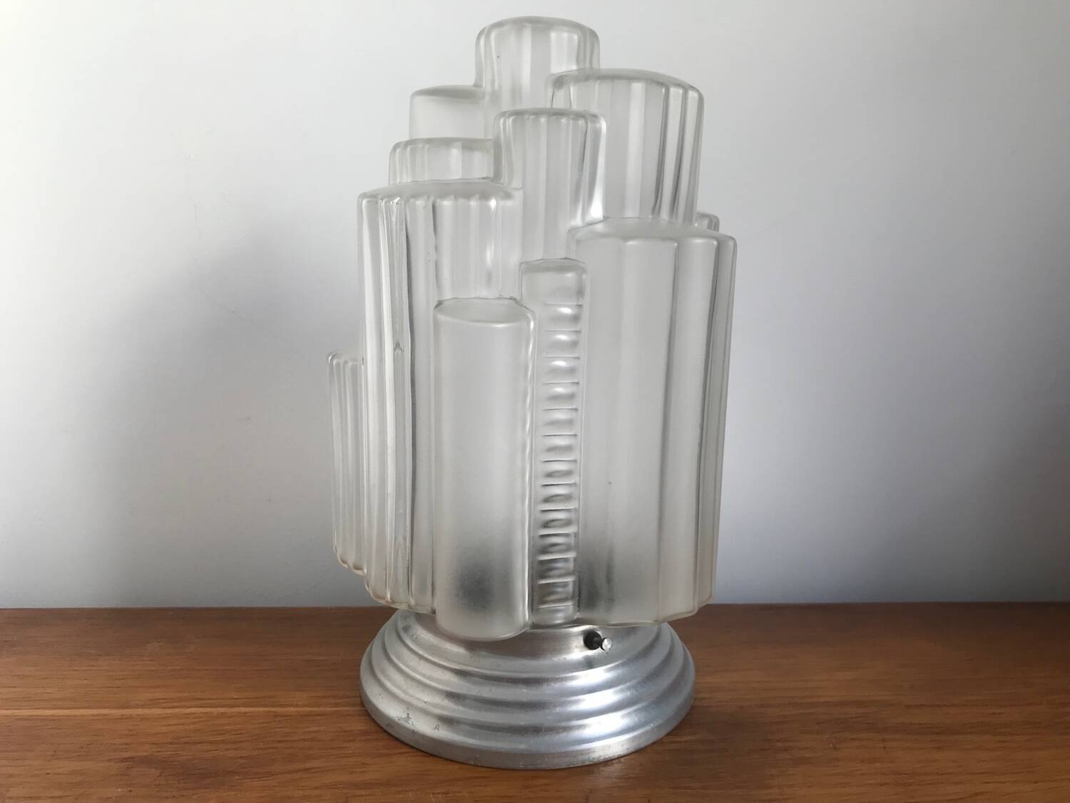 Clear Art Deco Globe Skyscraper