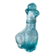Carafe vintage en verre forme chien caniche