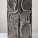 Plaque murale en relief brutaliste en fibre de verre, années 1960