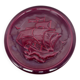 large decorative dish Vallauris