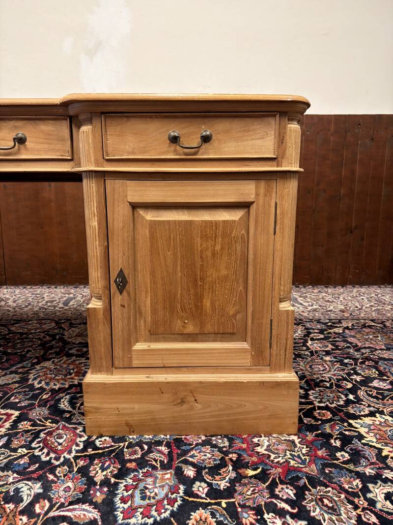 Classic English Teak Wood Desk