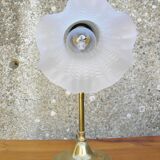 Pair of brass table lamps