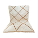 Berber carpet beni ourain camel 294 x 200 cm