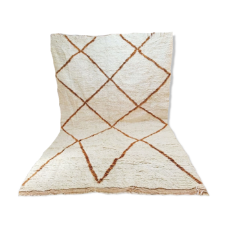Berber carpet beni ourain camel 294 x 200 cm
