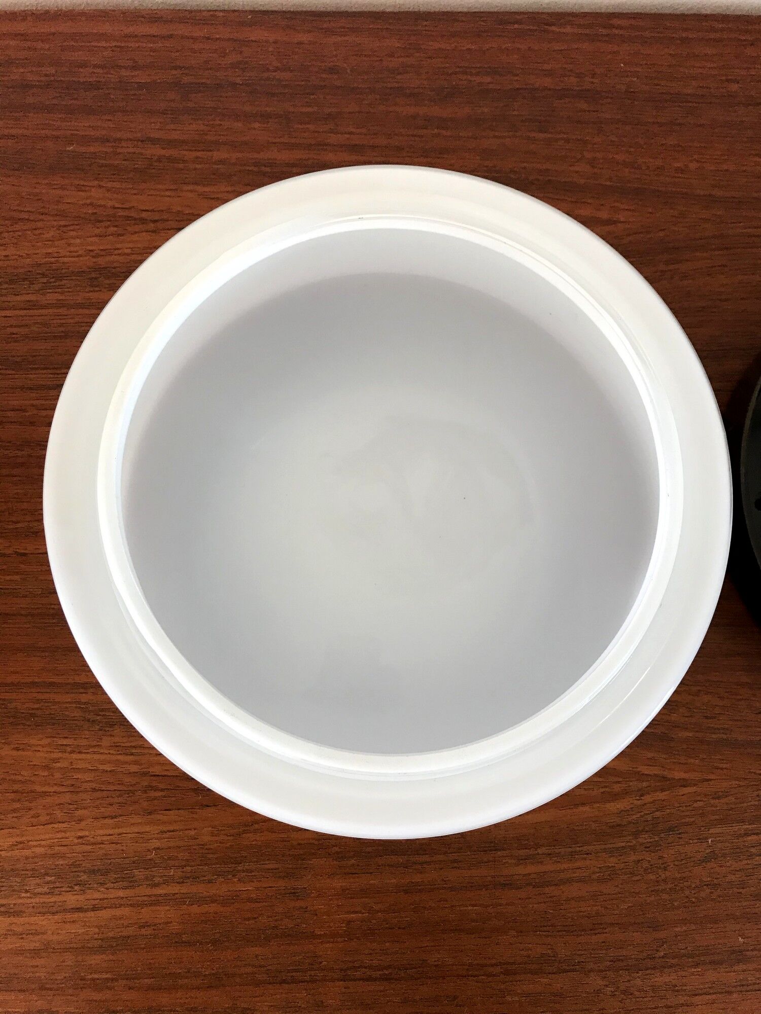 Ceiling lamp in vintage opaline 70s